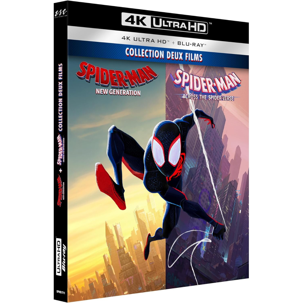 SPIDER-MAN NEW GENERATION + ACROSS THE SPIDER-VERSE (ULTRA HD BLU RAY)