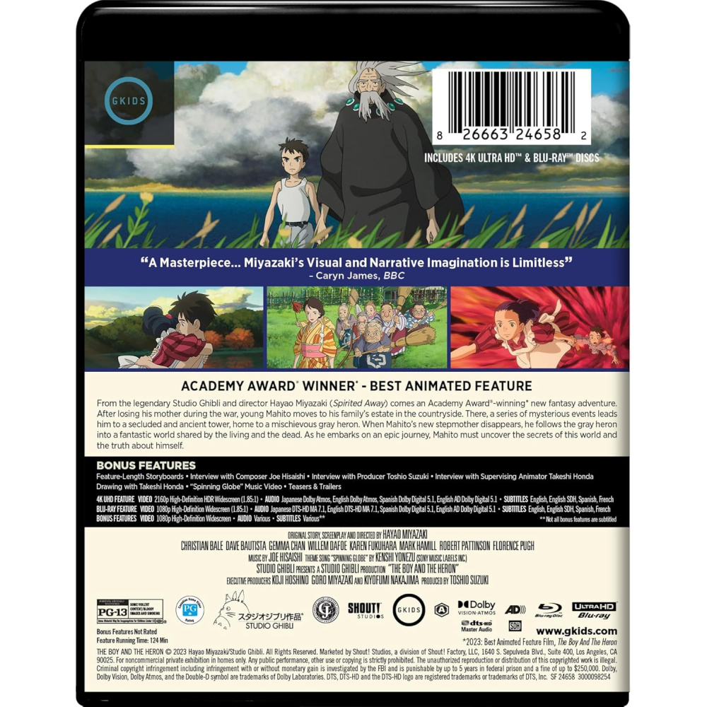 THE BOY AND THE HERON (ULTRA HD BLU RAY)