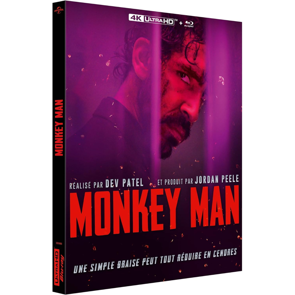 MONKEY MAN (ULTRA HD BLU RAY)