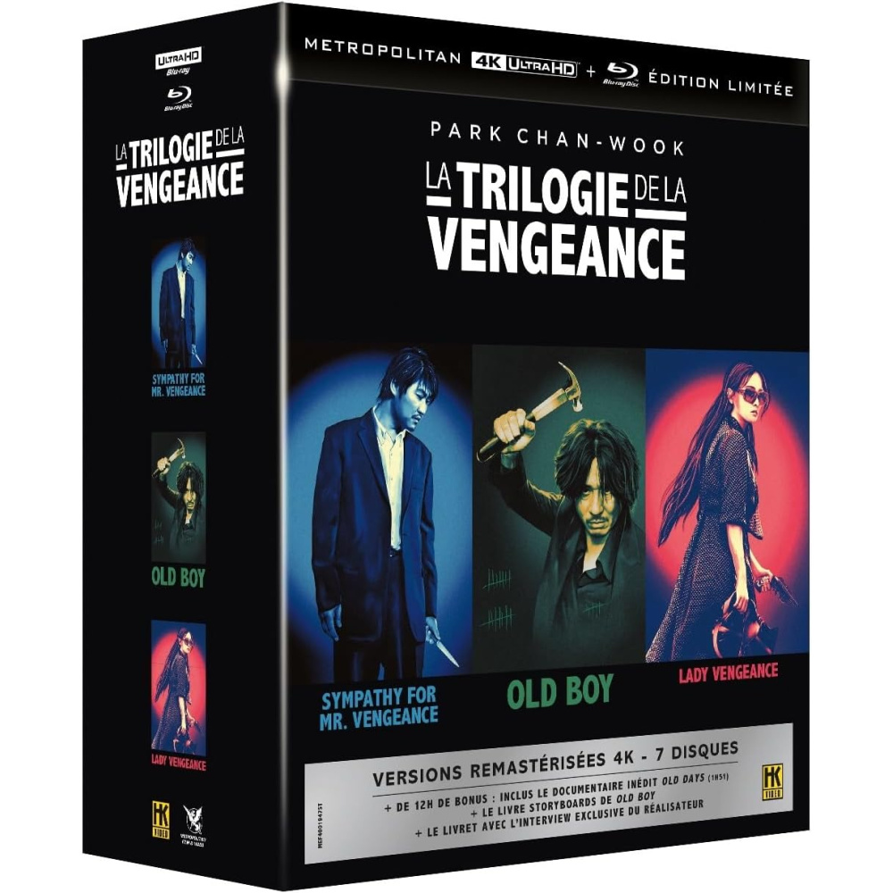 LA TRILOGIE DE LA VENGEANCE (ULTRA HD BLU RAY)