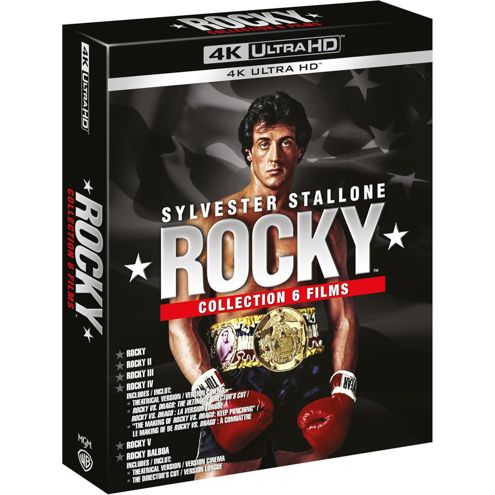 ROCKY COLLECTION 6 FILMS  (ULTRA HD BLU RAY)