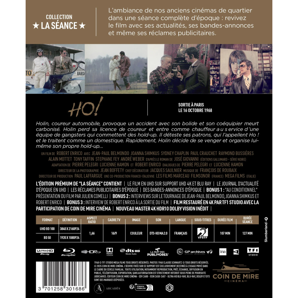 HO! (ULTRA HD BLU RAY)