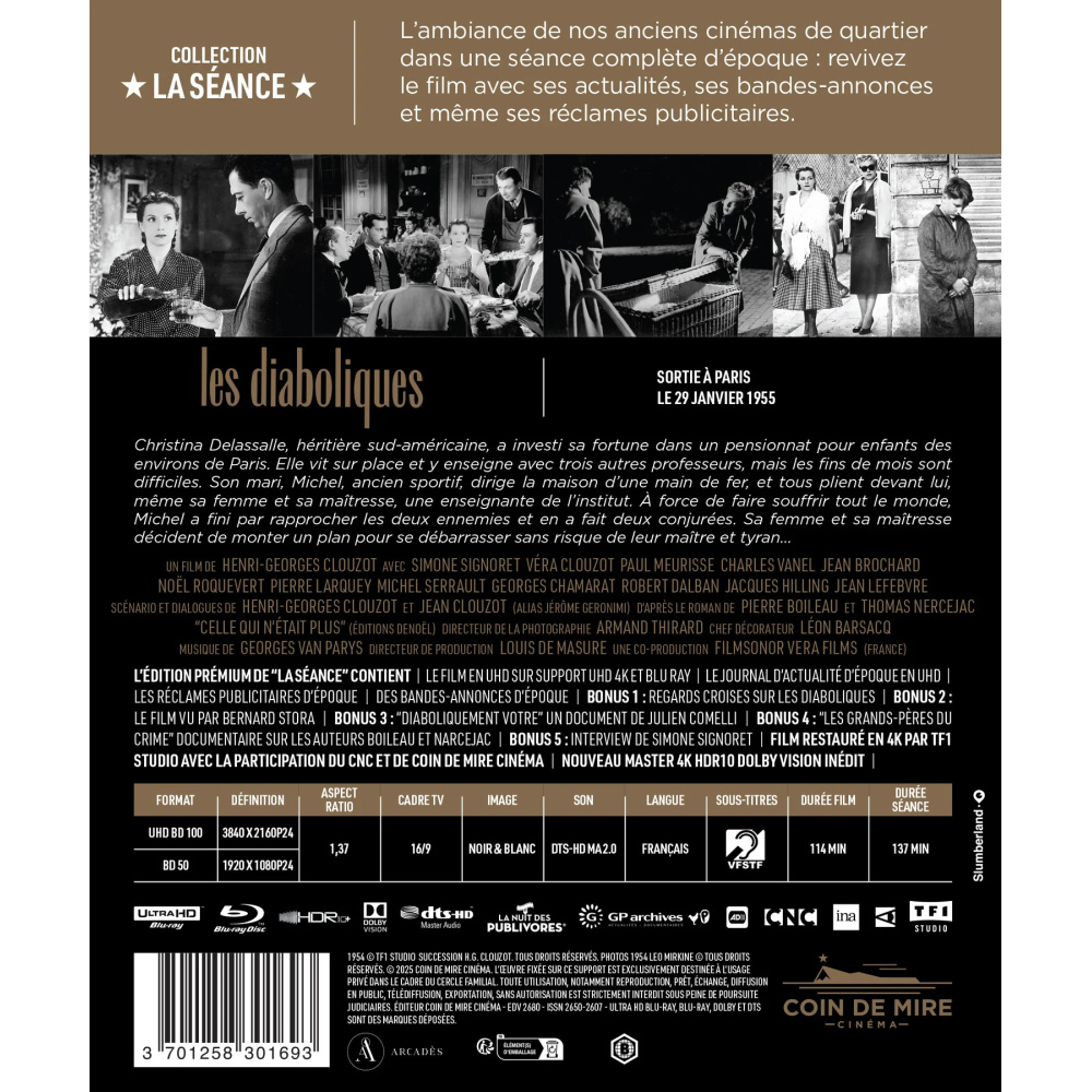LES DIABOLIQUES (ULTRA HD BLU RAY)