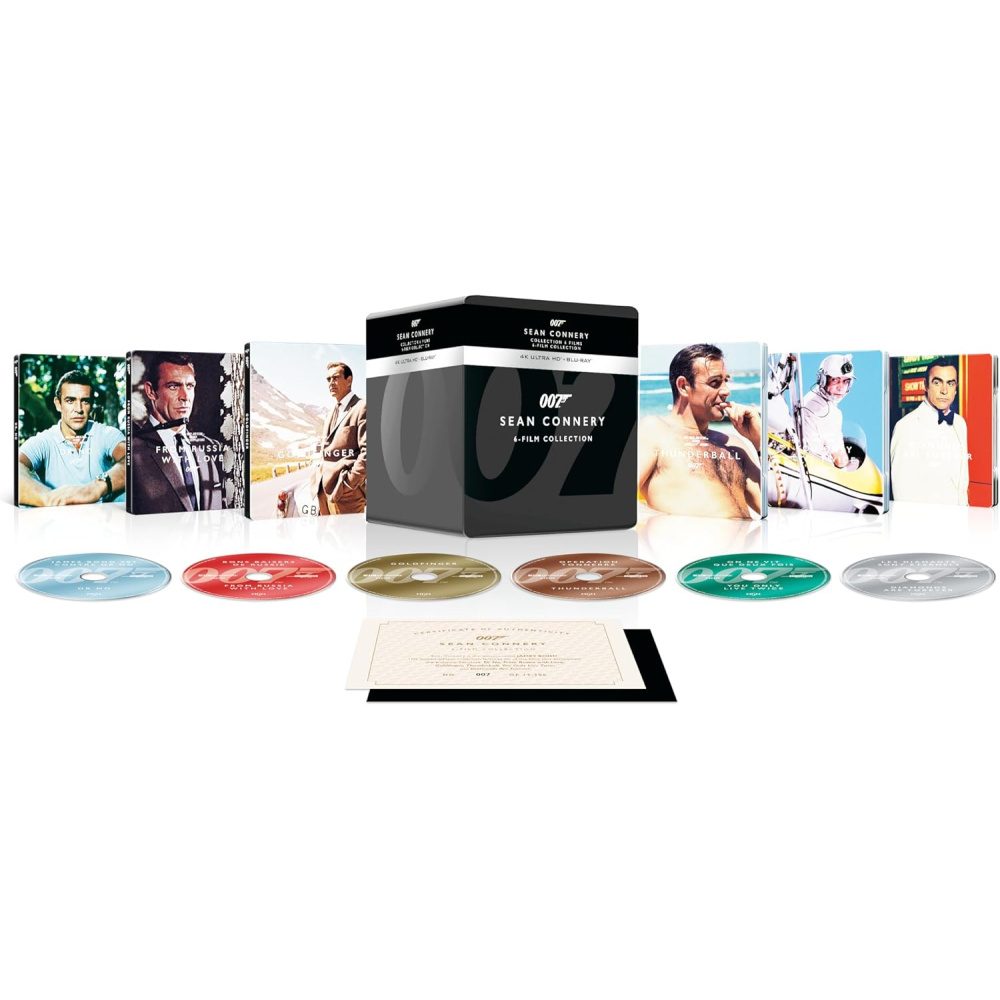 JAMES BOND SEAN CONNERY COLLECTION (ULTRA HD BLU RAY)