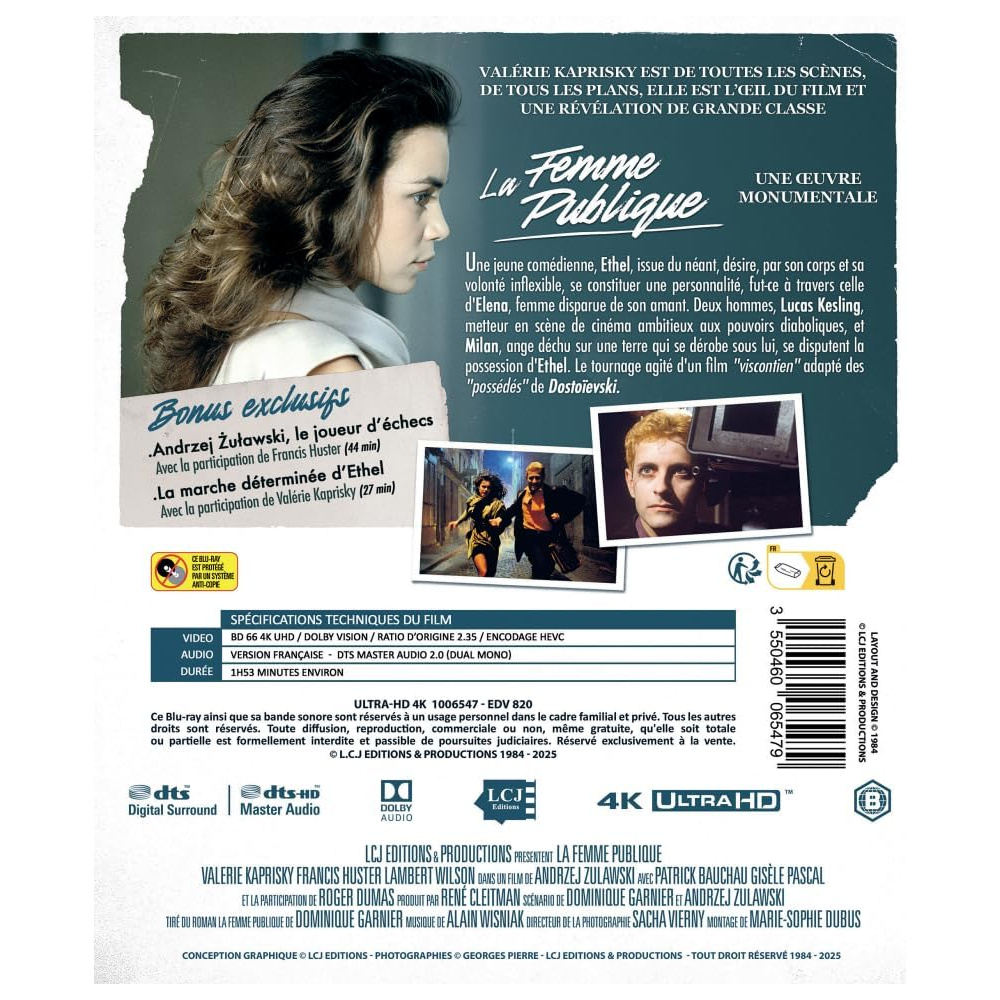LA FEMME PUBLIQUE (ULTRA HD BLU RAY)