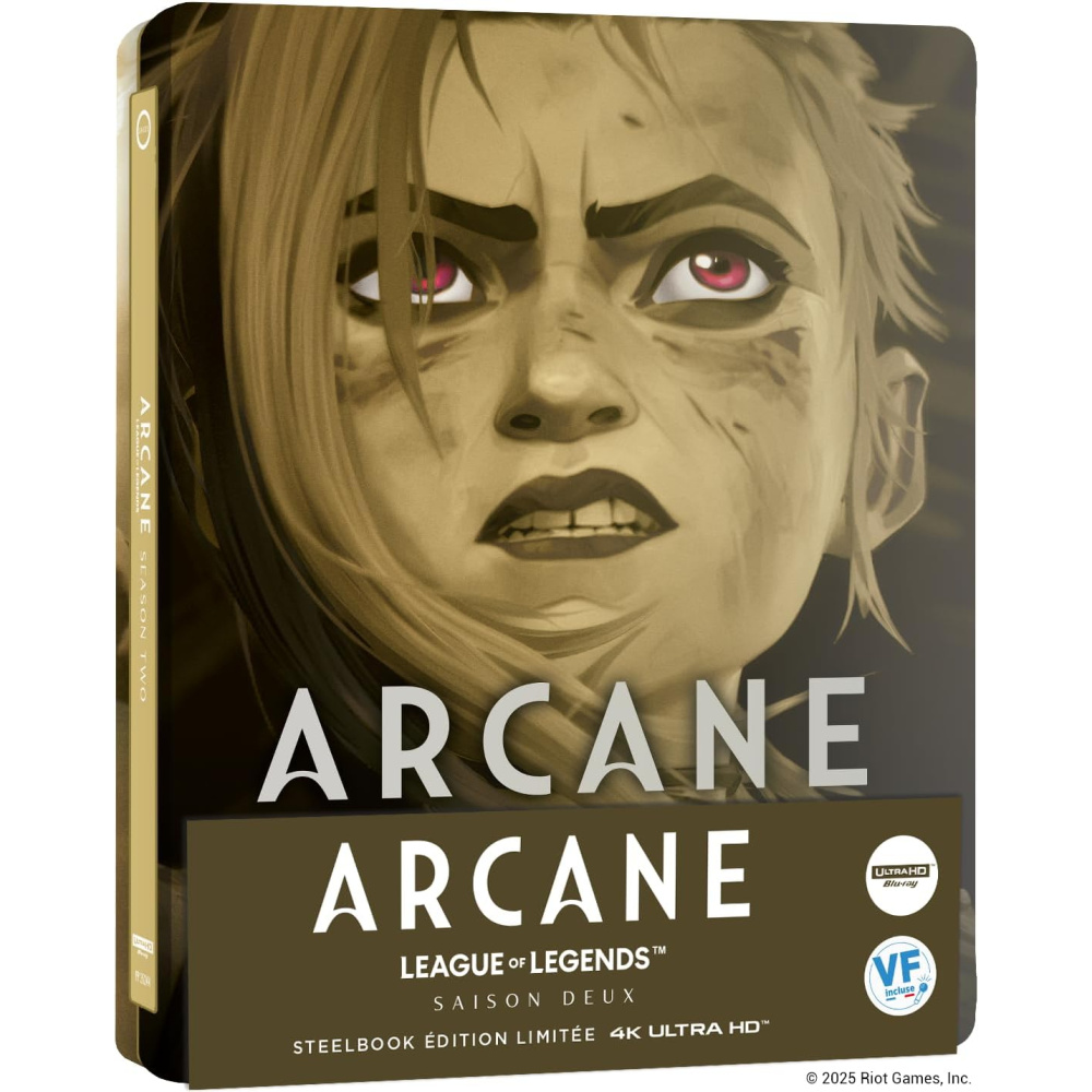 ARCANE LEAGUE OF LEGENDS SAISON 2 - ÉDITION STEELBOOK LIMITÉE (ULTRA HD BLU RAY)
