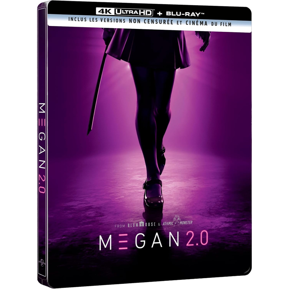 M3GAN 2.0 EDITION STEELBOOK LIMITEE (ULTRA HD BLU RAY)