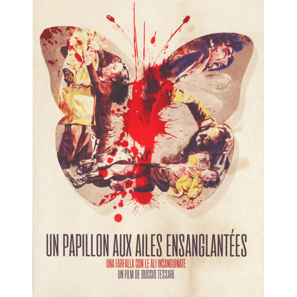 UN PAPILLON AUX AILES ENSANGLANTÉES