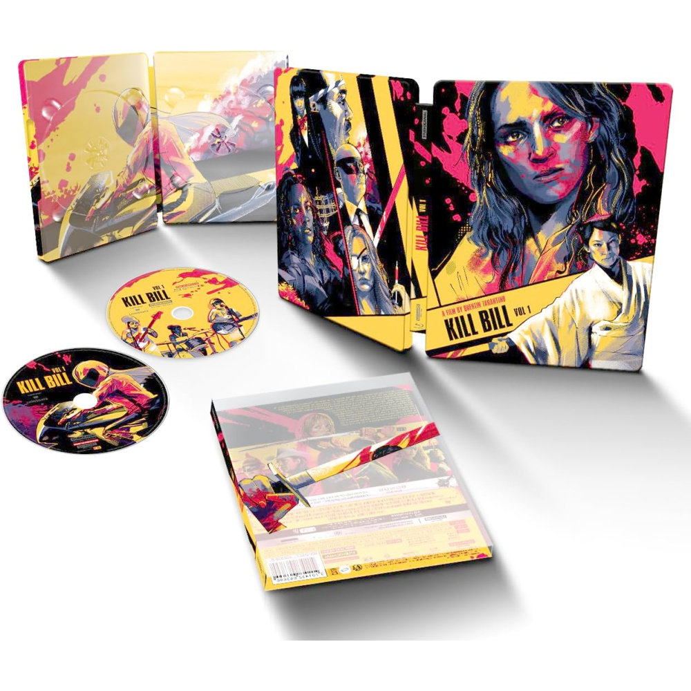 KILL BILL VOLUME 1 - STEELBOOK ÉDITION LIMITÉE (ULTRA HD BLU RAY)