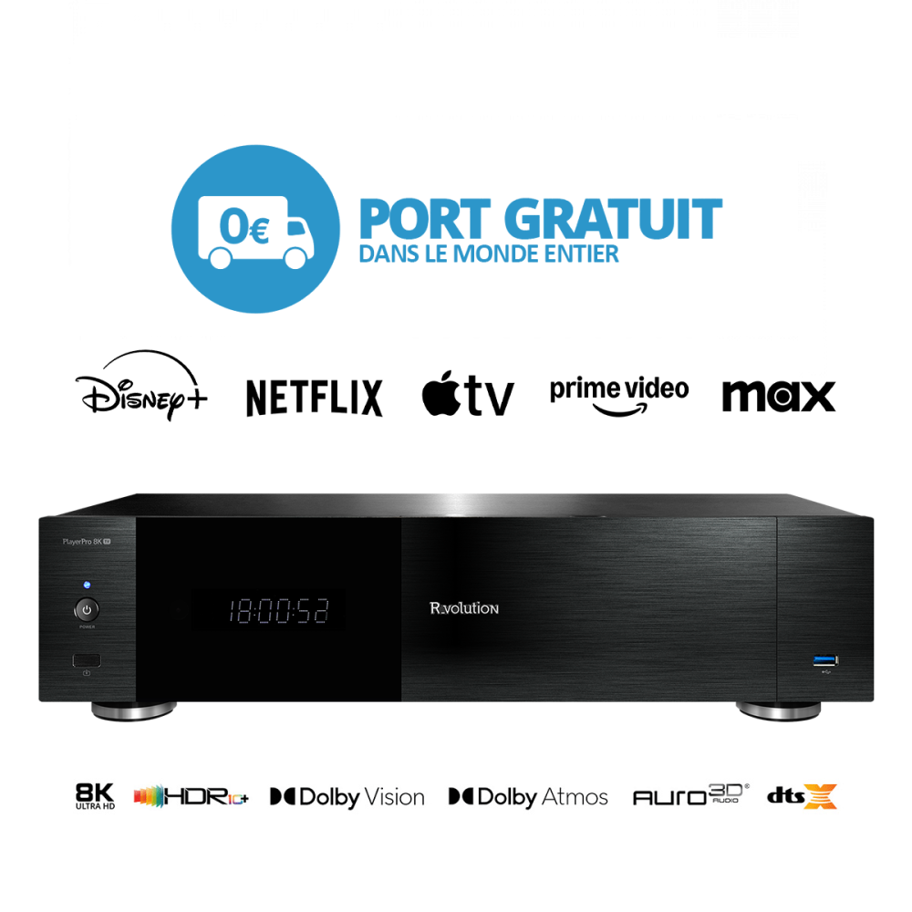 R_VOLUTION PLAYER PRO 8K TV