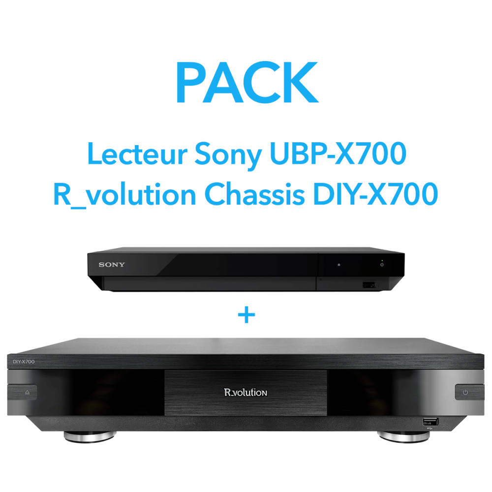 R_VOLUTION CHASSIS DIY-700 + SONY LECTEUR BLURAY UHD UBP-X700K