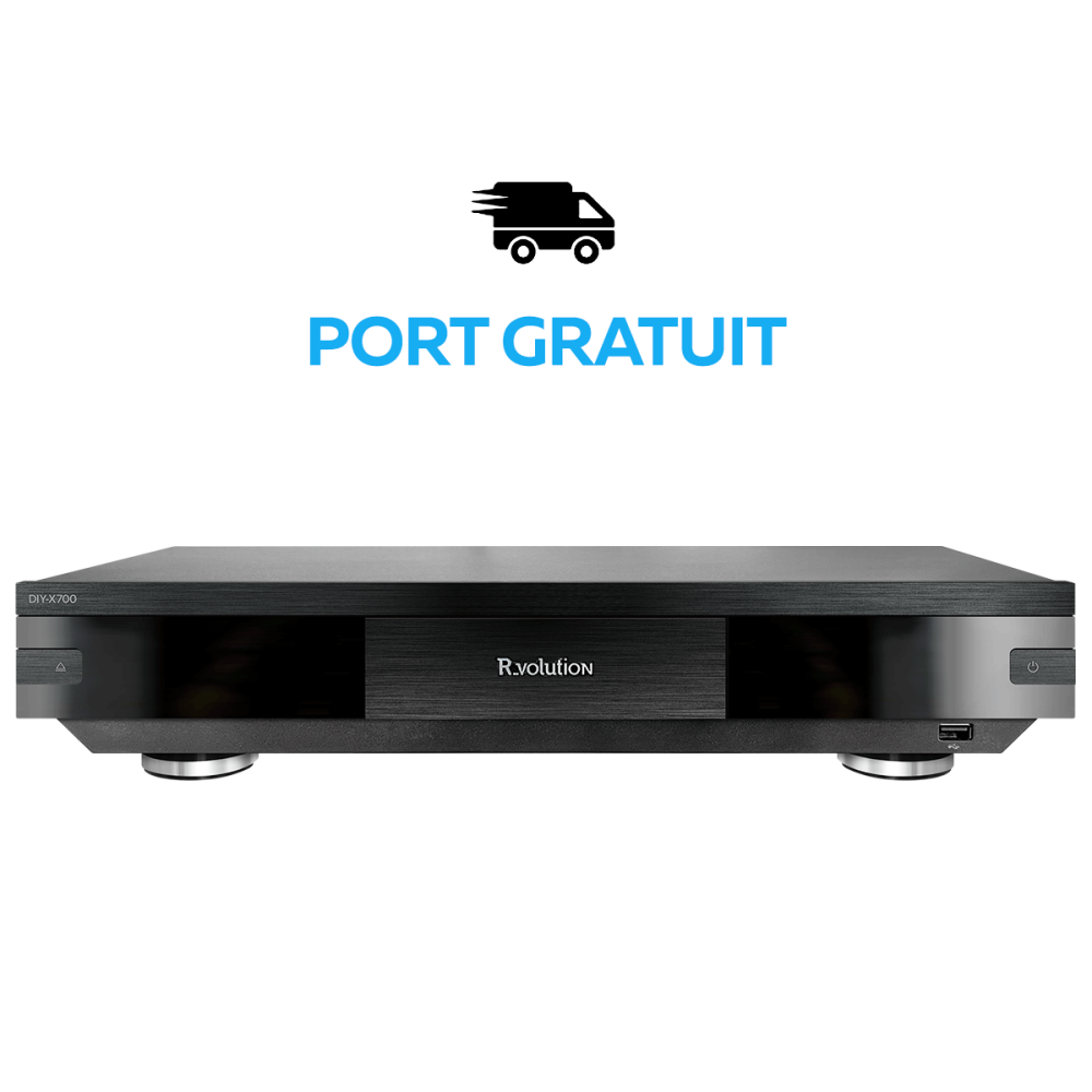 R_VOLUTION CHASSIS DIY-700 + SONY LECTEUR BLURAY UHD UBP-X700K
