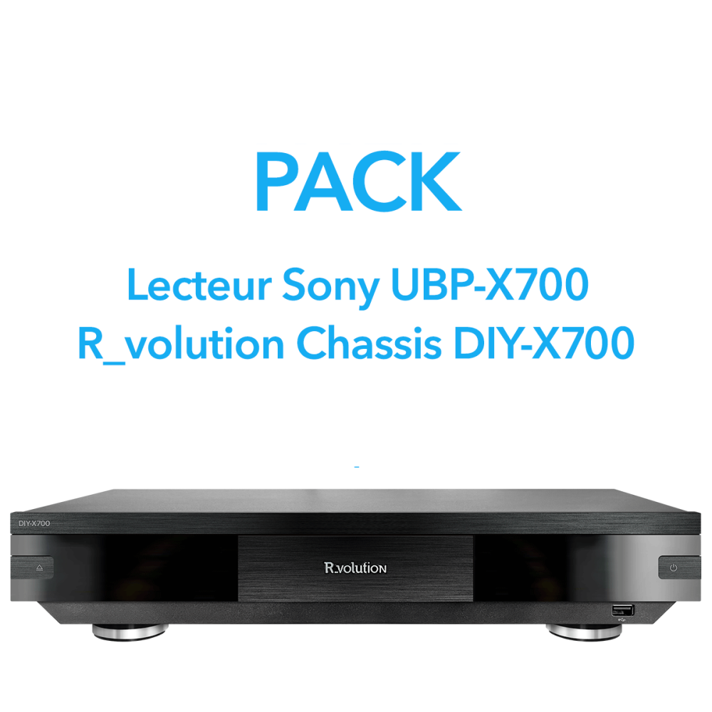R_VOLUTION CHASSIS DIY-700 + SONY LECTEUR BLURAY UHD UBP-X700K