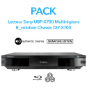 R_VOLUTION CHASSIS DIY-700 + SONY LECTEUR BLURAY UHD UBP-X700K MULTI-REGIONS AUTHENTIC CINEMA