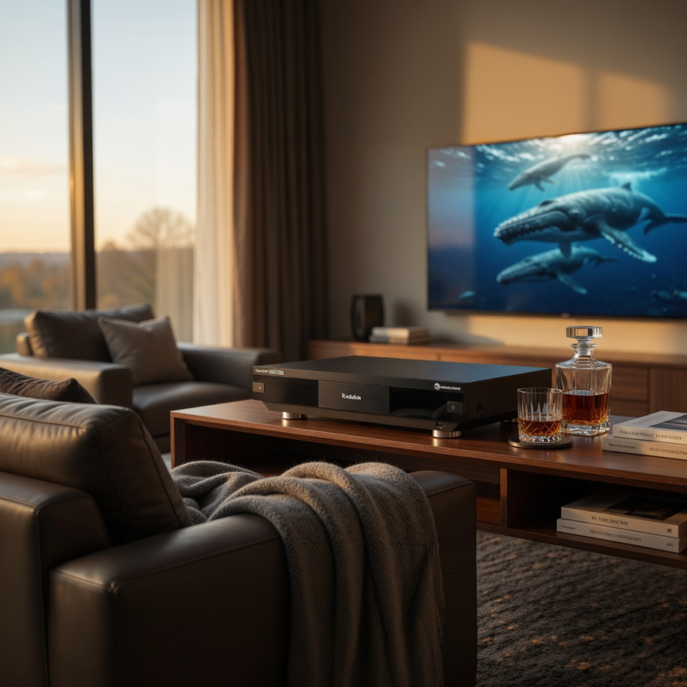 R_VOLUTION CHASSIS DIY-700 + SONY LECTEUR BLURAY UHD UBP-X700K MULTI-REGIONS AUTHENTIC CINEMA