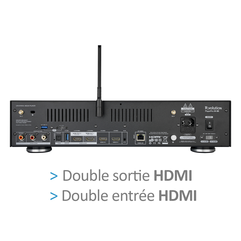 R_VOLUTION PLAYER PRO 8K TV RECONDITIONNÉ