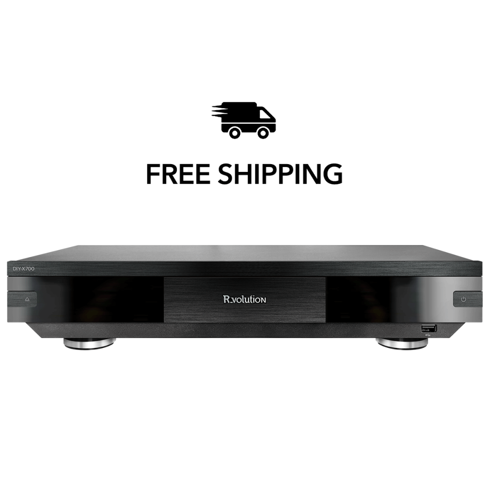 R_VOLUTION CHASSIS DIY-700 + SONY LECTEUR BLURAY UHD UBP-X700K  MULTI-REGIONS RECONDITIONNÉ