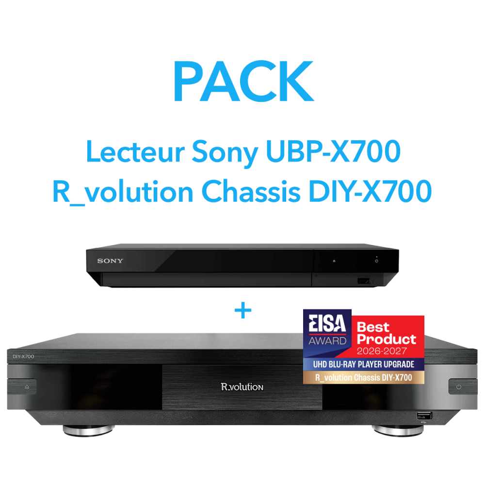 R_VOLUTION CHASSIS DIY-700 + SONY LECTEUR BLURAY UHD UBP-X700K