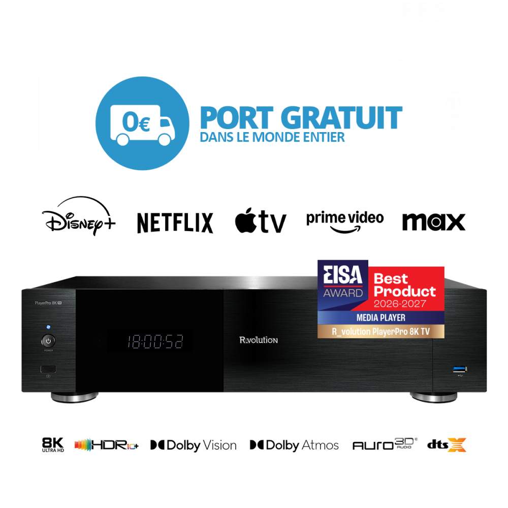 R_VOLUTION PLAYER PRO 8K TV